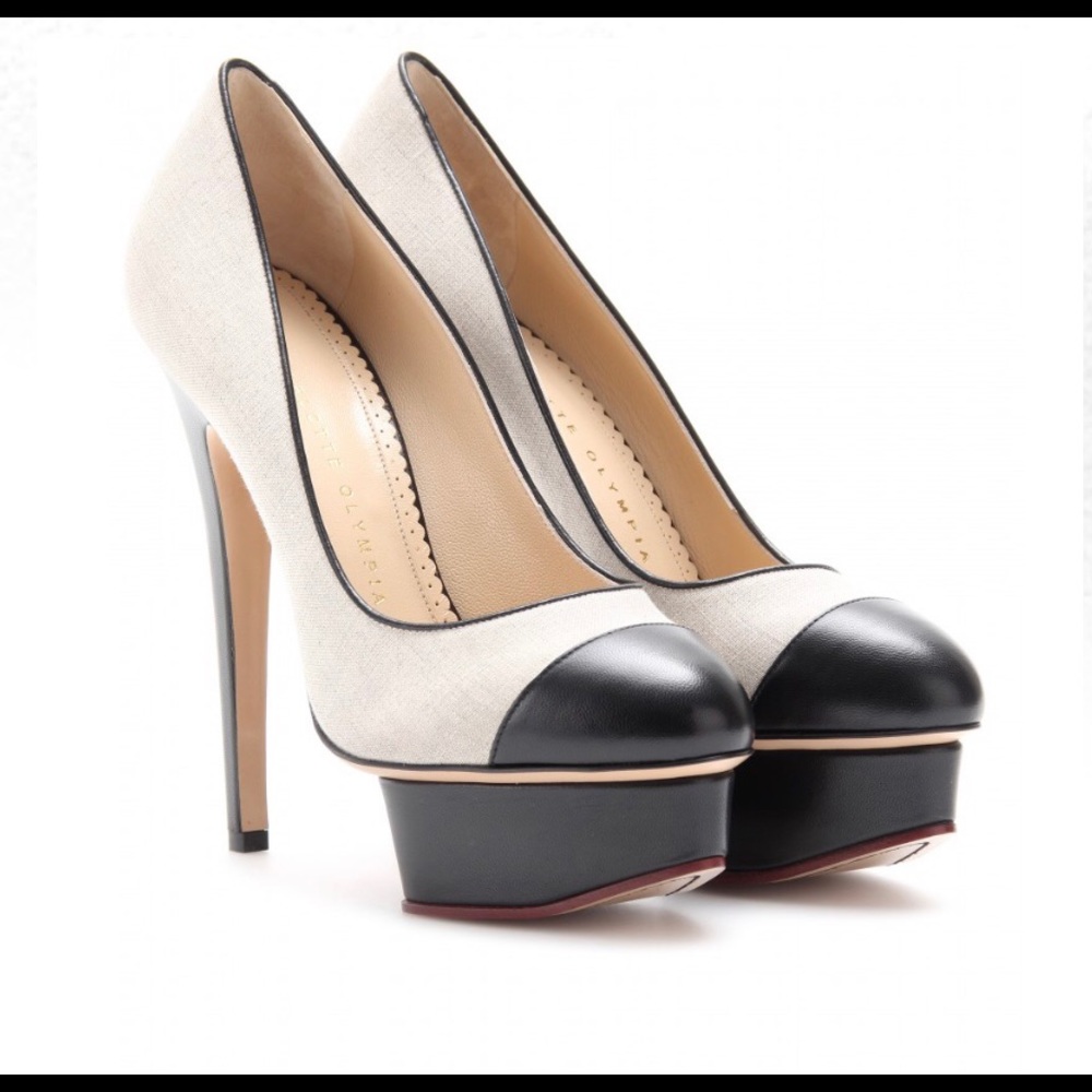 Charlotte Olympia platform pumps